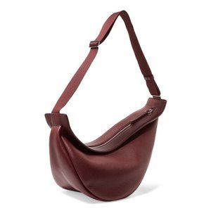 NEW Vegan leather crossbody sling handbag maroon